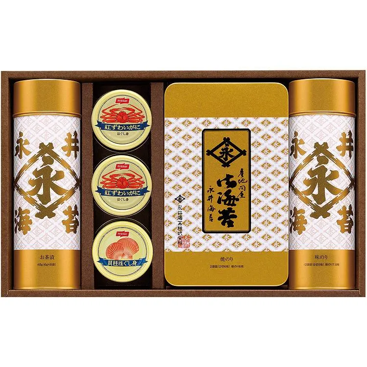 永井海苔・海苔・お茶漬・缶詰詰合せ　ＧＸ－５０Ｗ|小田急百貨店オンラインショッピング