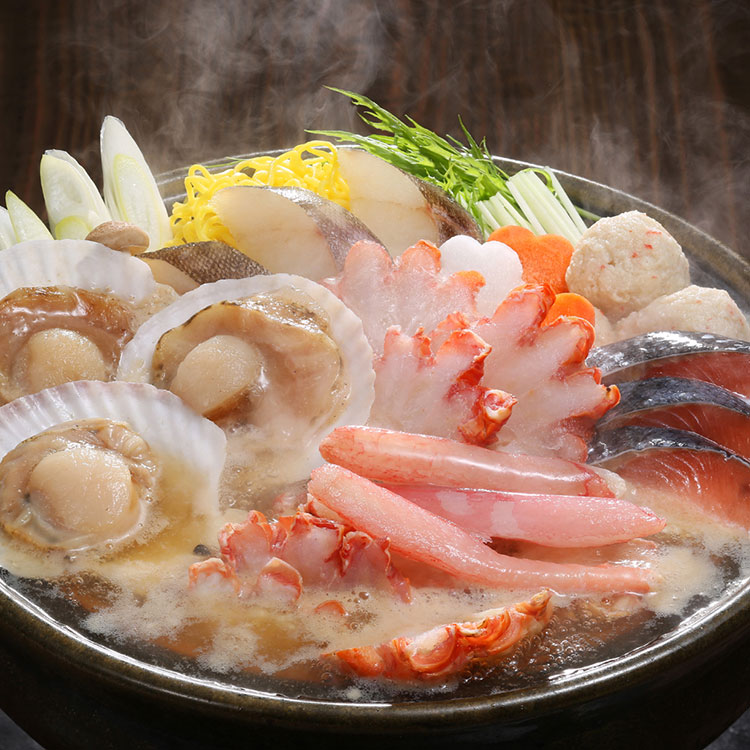 北海道産の紅ずわいが入った海鮮鍋セット|小田急百貨店オンラインショッピング