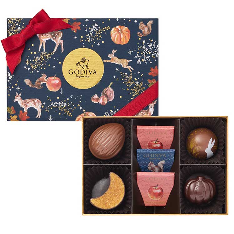 GODIVA ゴディバ 限定BOX チョコレート22粒入り 1箱！