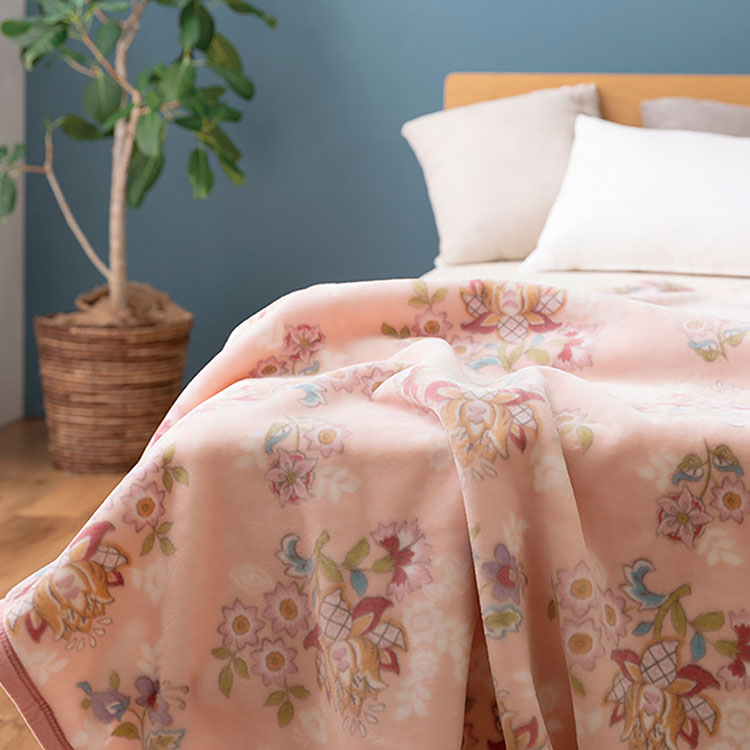 新品】MINTON 綿毛布2枚セット ピンク&ブルー 【公式通販】