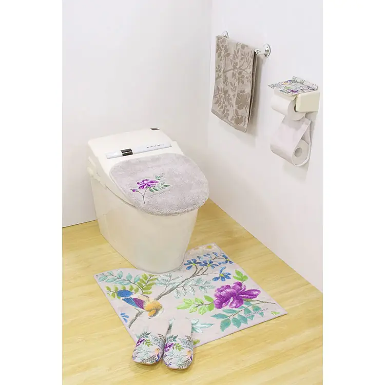 ☆［ＤＥＳＩＧＮＥＲＳ ＧＵＩＬＤ］ポーセリン トイレマット グレー