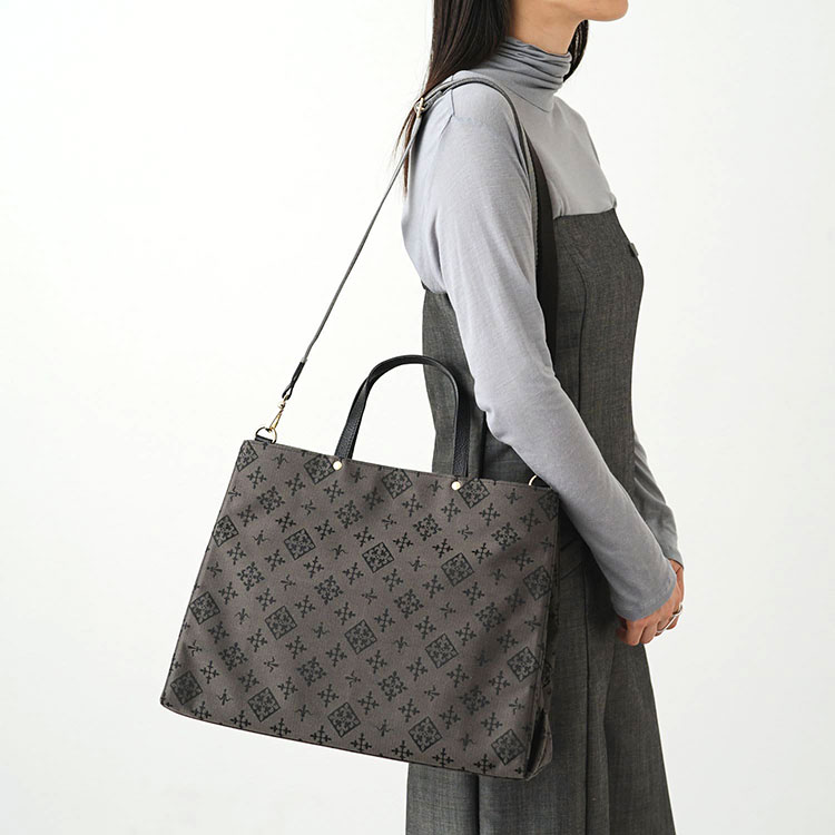 ラシット］＜ＳＨＯＰＰＥＲ＞トートバッグＬ 【コットンジャガード