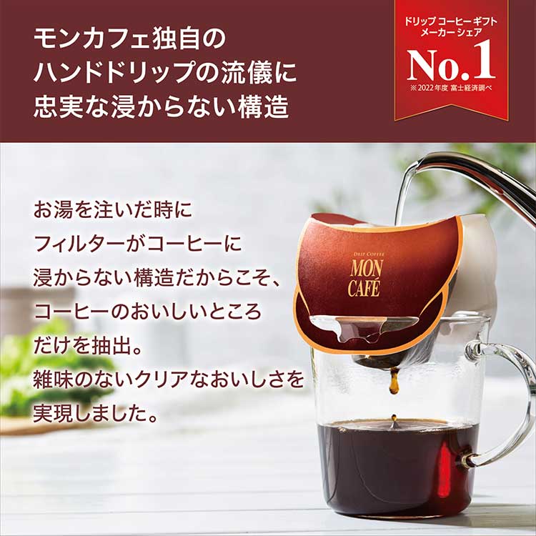 モンカフェ＞ドリップコーヒーセレクトギフト MCK－40X|お中元