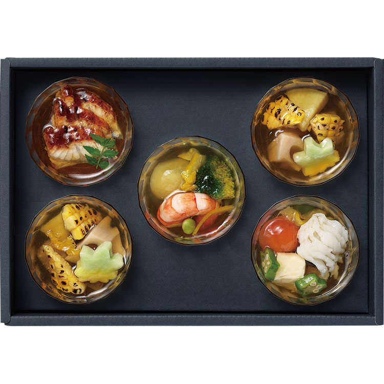 ＜季節料理　門＞涼風ゼリー寄せ