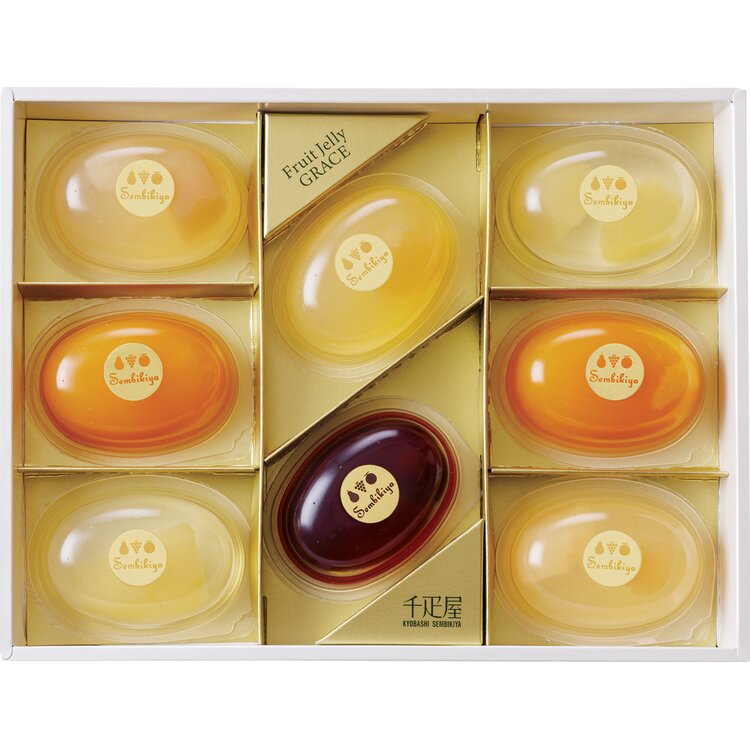＜京橋千疋屋＞フルーツゼリー「恵」８個入