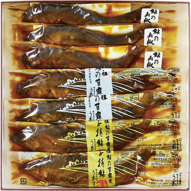 ＜うおすけ＞　鮎・子持鮎の甘露煮　夏の恵み