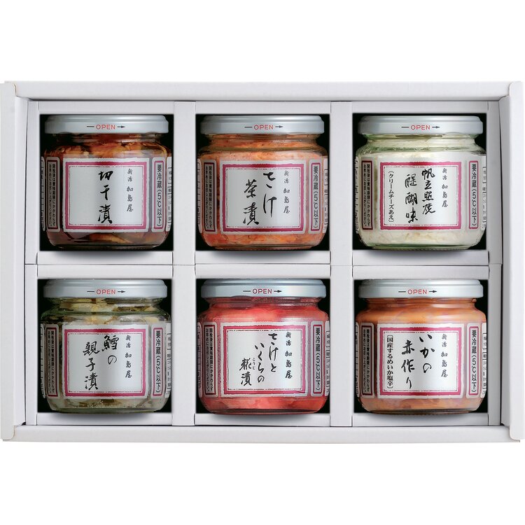 ＜新潟　加島屋＞瓶詰セット　ＯＭ６－８８