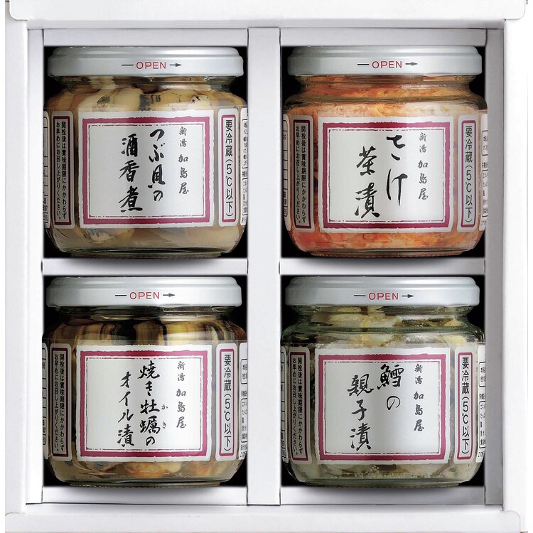 ＜新潟　加島屋＞瓶詰セット　ＯＭ４－６１