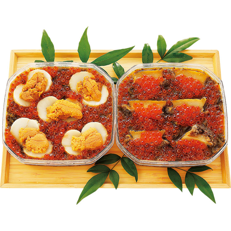＜中村家＞三陸海宝漬・うに海宝漬セット