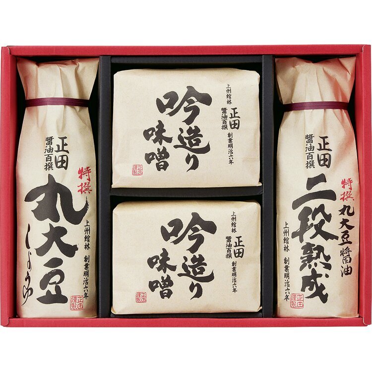 ＜正田醤油＞醤油百撰　醤油・味噌詰合せ