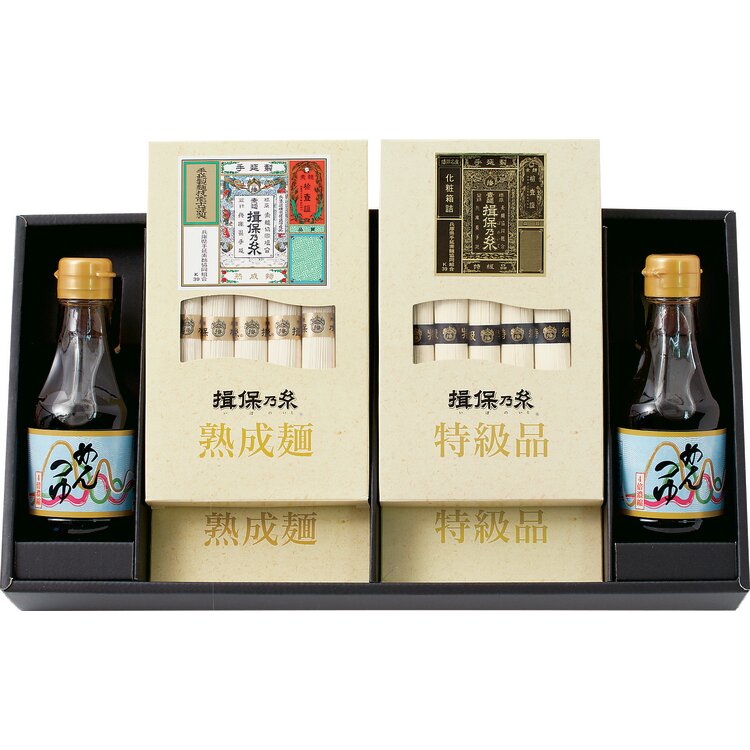 手延そうめん　揖保乃糸・めんつゆ詰合せ　ＭＩ－５００