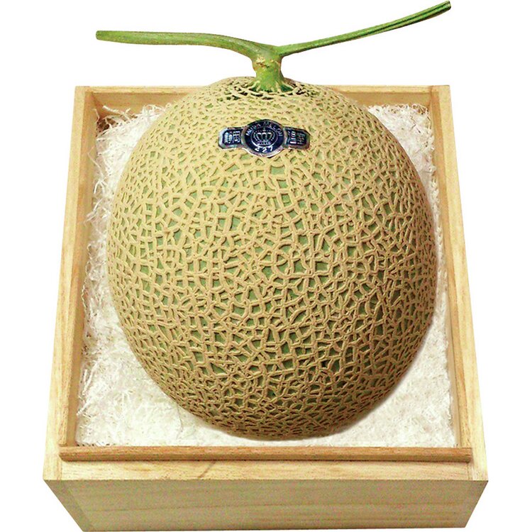 静岡県産　クラウンメロン　木箱入り　ＫＲＵＮ－１００