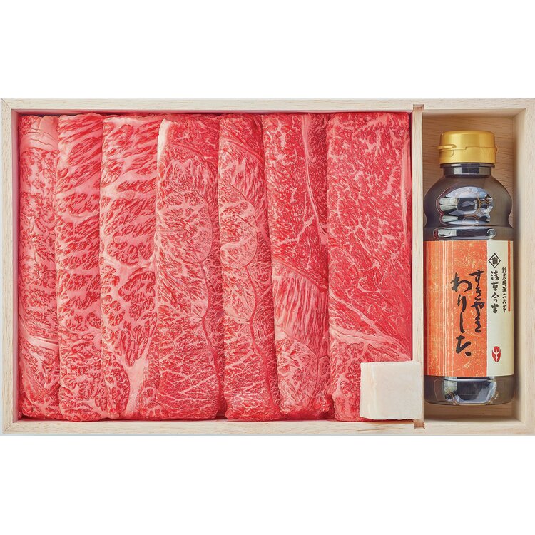 ＜浅草今半＞黒毛和牛すき焼用セット　ＡＮ－１００Ｗ