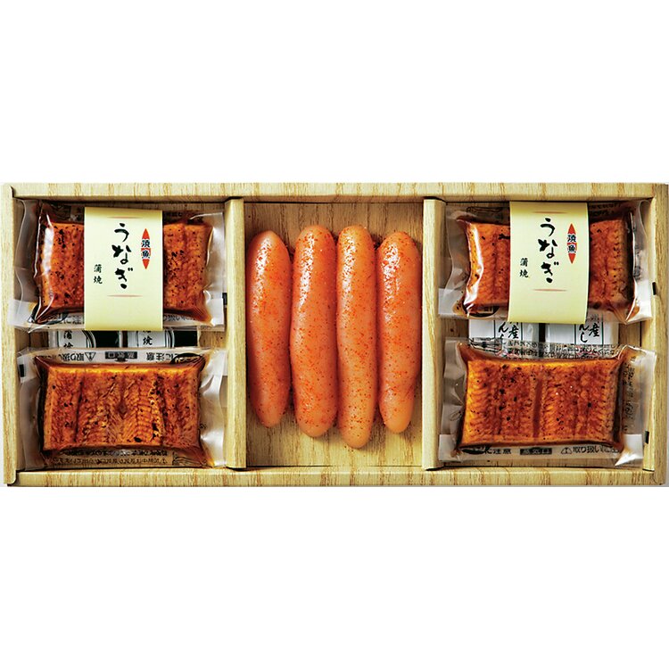＜美飾遊膳＞うなぎ蒲焼・魚卵詰合せ