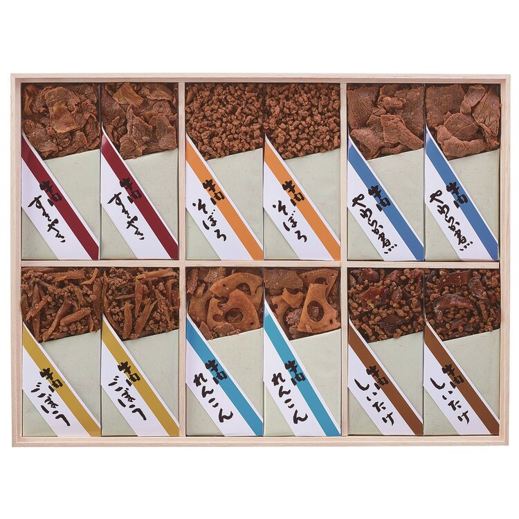 ＜浅草今半＞牛肉佃煮木箱詰合せ