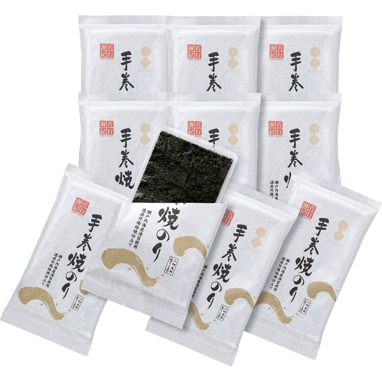 ＜白子のり＞手巻焼のり１０袋