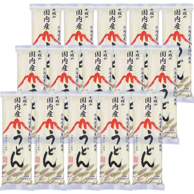 北海道産小麦１００％使用赤城の国内産うどん