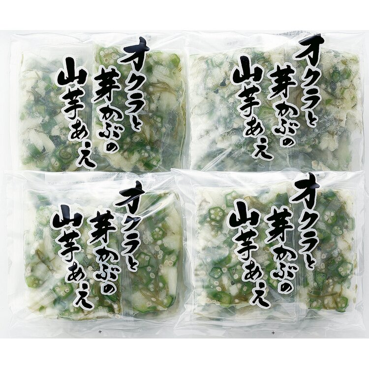 オクラとめかぶの山芋あえ