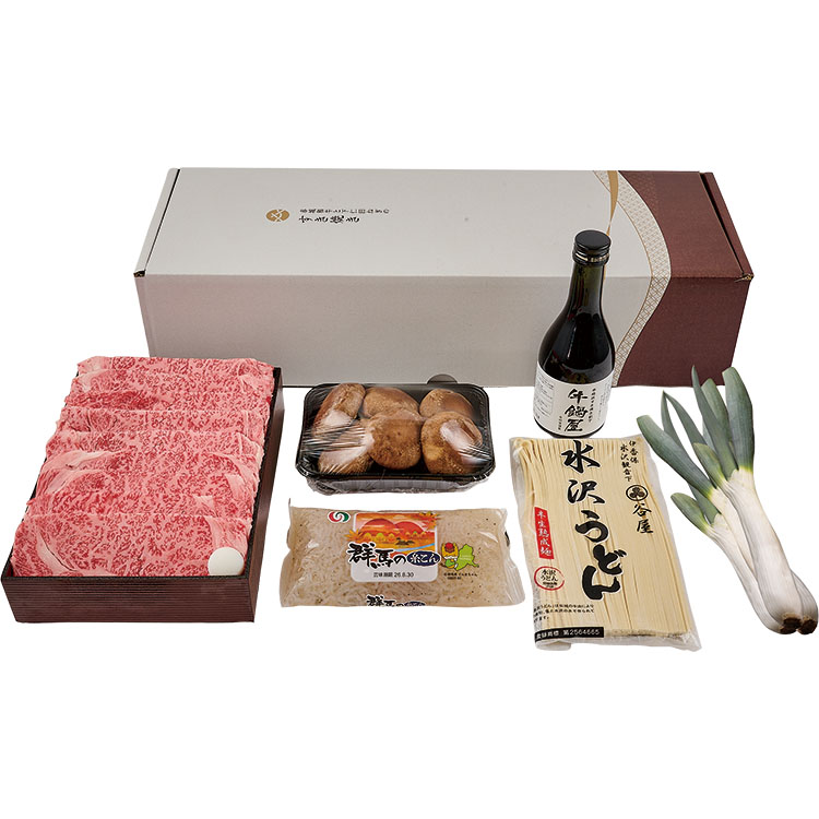 ＜鳥山畜産食品＞赤城和牛すき焼きセット・下仁田葱入り
