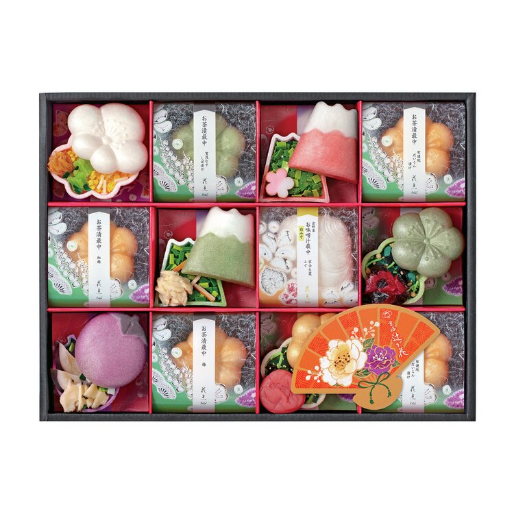 ＜京洛　辻が花＞京のお茶漬とお吸物　迎春最中詰合せＳＴ４０Ｂ