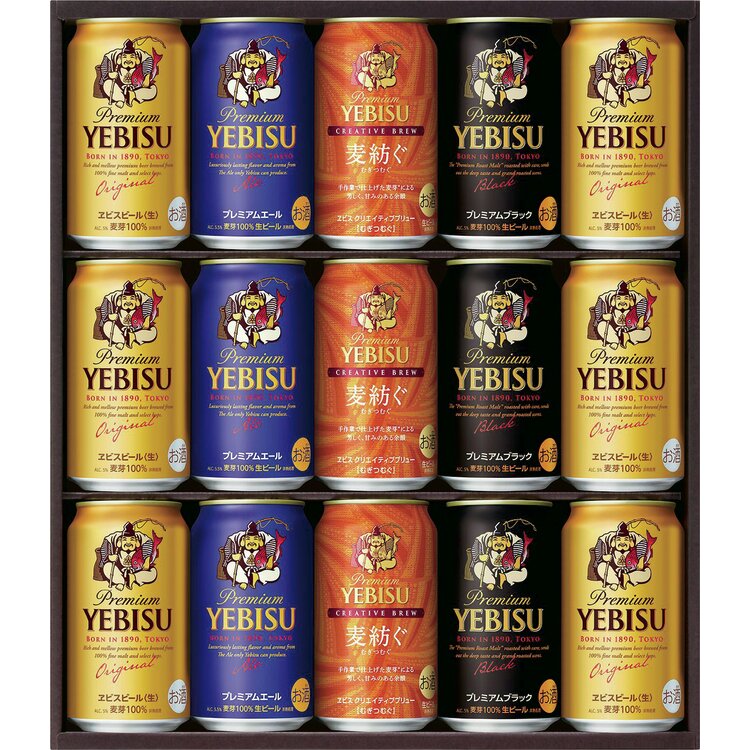＜サッポロ＞ヱビス４種の味わいセット　ＹＥＦ４Ｄ