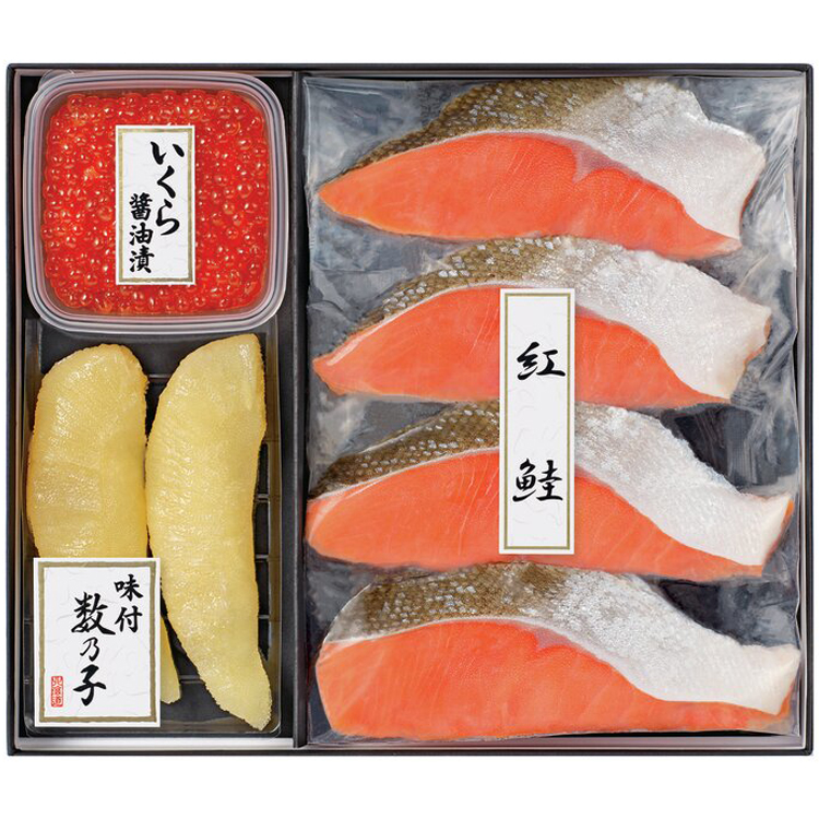 紅鮭・いくら醤油漬・味付数の子