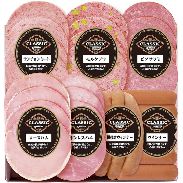 ＜ローマイヤ＞国産豚肉使用ハム・ソーセージ詰合せ　５９０