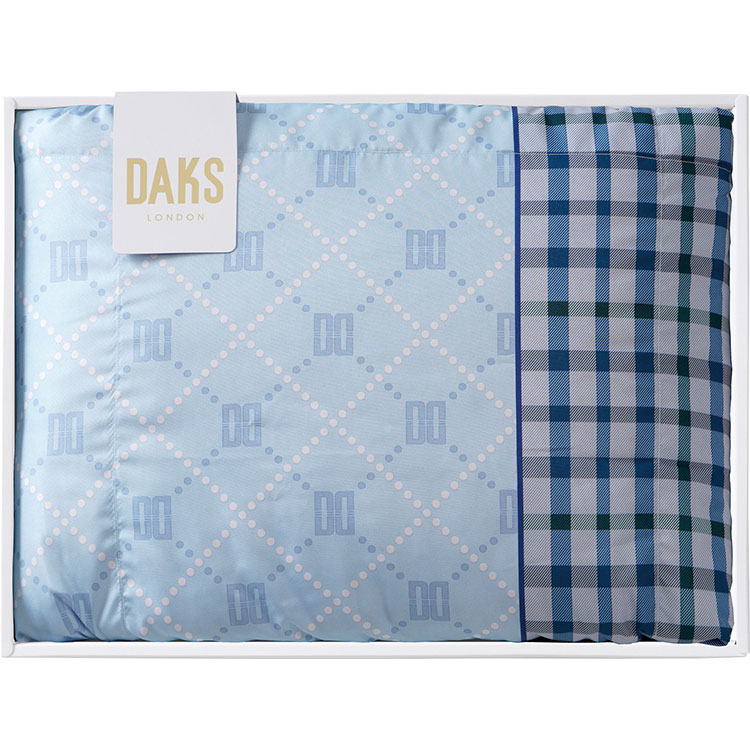ＤＡＫＳ洗える羽毛肌掛けふとん　ブルー
