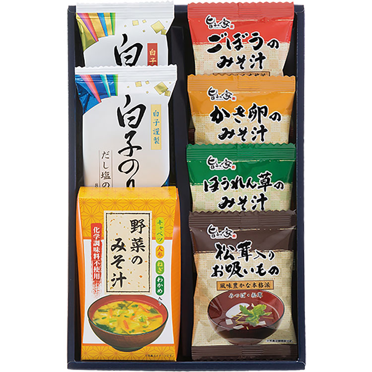 白子のり　海苔・お味噌汁詰合せ