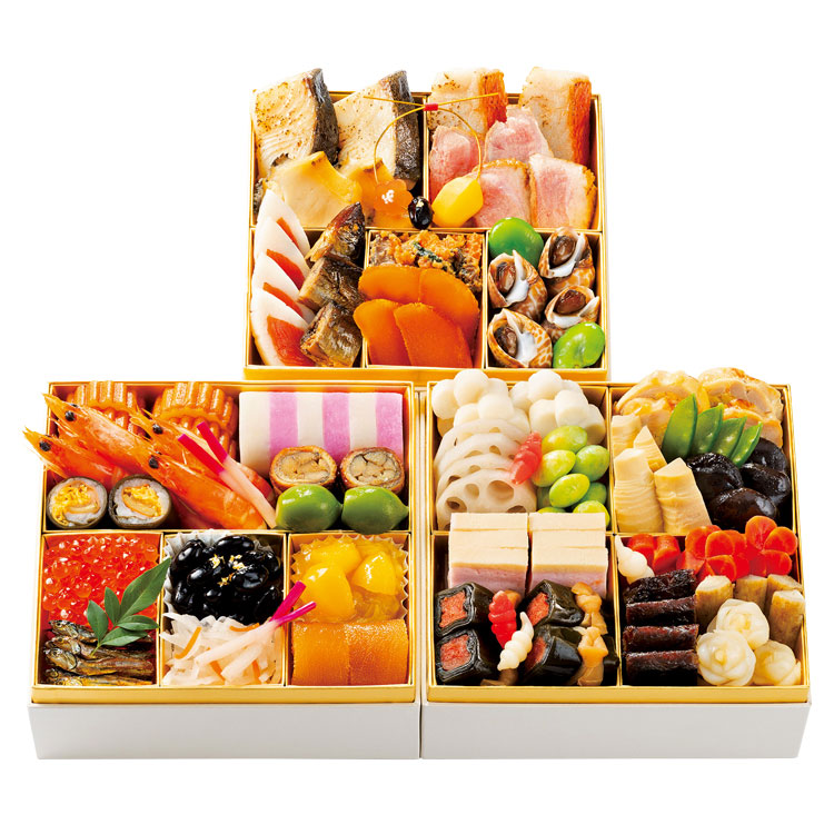 ５２＜明治座＞おせち料理　三段重