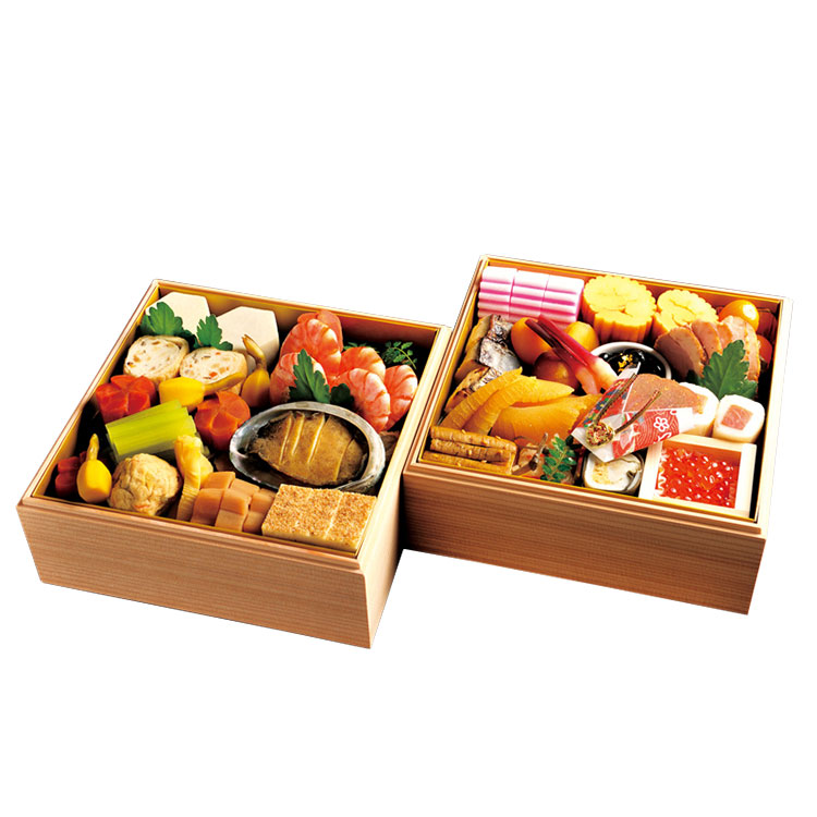 ７５＜山ばな平八茶屋＞和風おせち料理　二段重