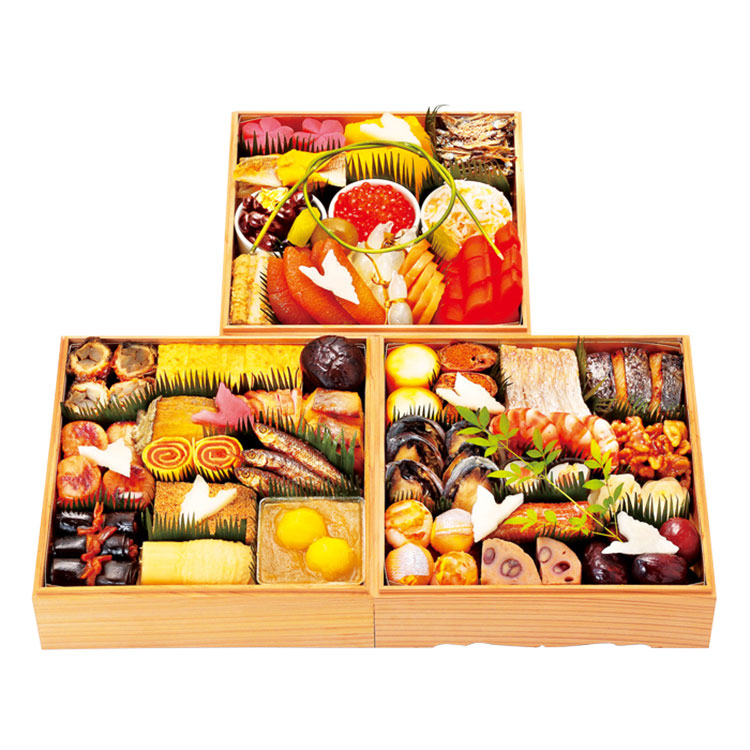 ７８＜京料理　美濃吉＞おせち料理　三段重（４１品目）