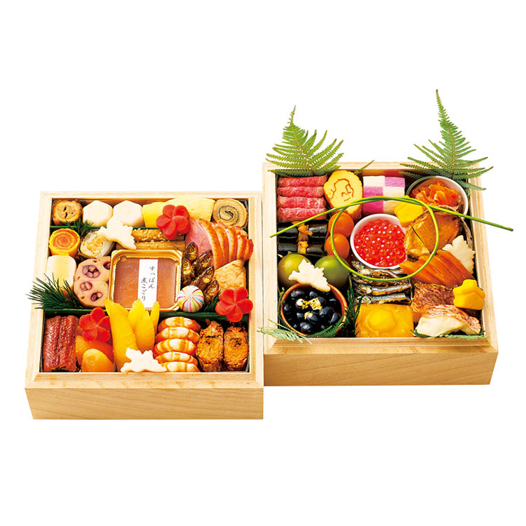 ７９＜京料理　美濃吉＞おせち料理　二段重（３６品目）