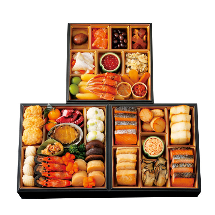 １０４＜新潟　加島屋＞監修和おせち　三段重