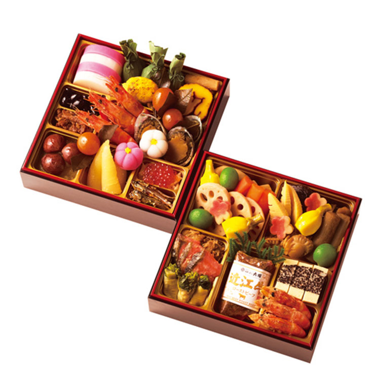 １３２＜日本ばし大増＞和風おせち料理　二段重「華」