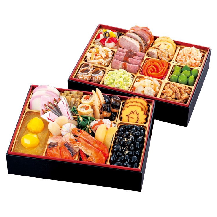 １３５東京＜味の菊一＞監修和洋おせち二段重