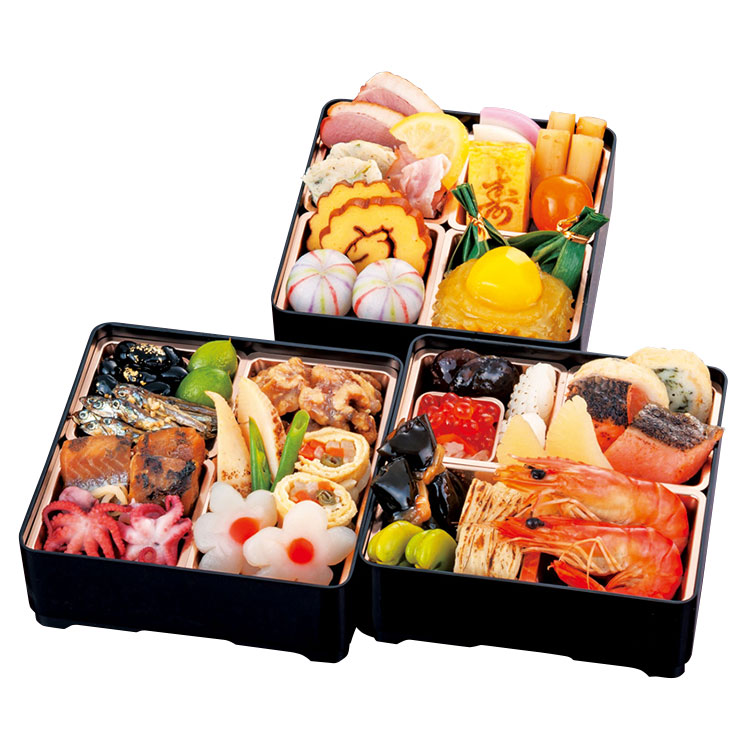 １３６東京＜味の菊一＞監修和風おせち三段重