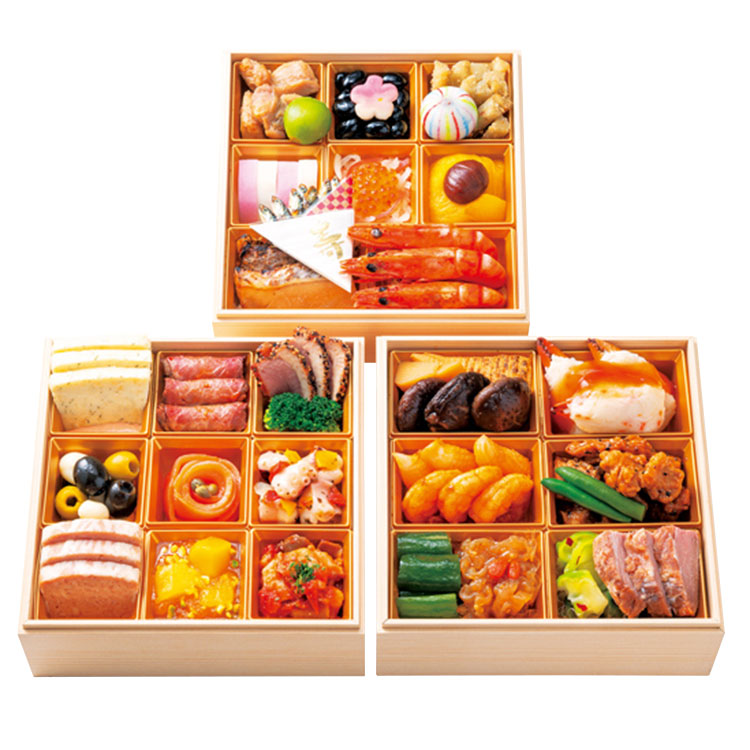 １７２＜プリンスホテル＞監修おせち料理　和洋中　三段重
