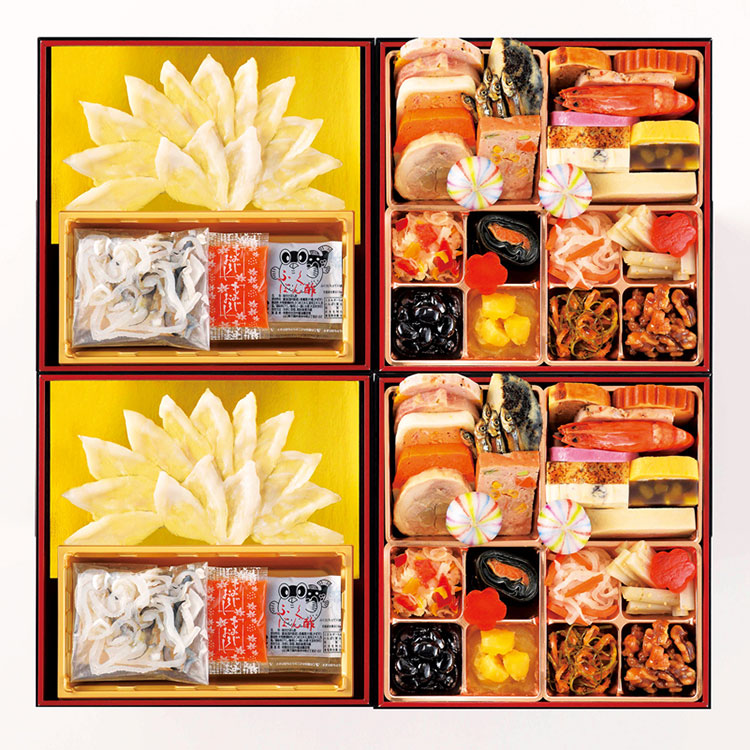 ３４４＜下関ふく百花　関とら本店＞監修和洋折衷福乃舞２客冷凍