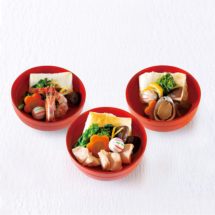 ４２８＜おこわ米八＞お雑煮３種詰合せ（冷凍）