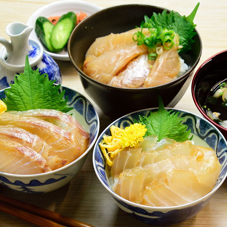 ［よか魚］クエと鯛の漬け丼