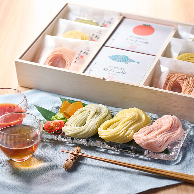 池利　まあるい彩り三輪素麺と２種のつゆ　ＯＹ－３０