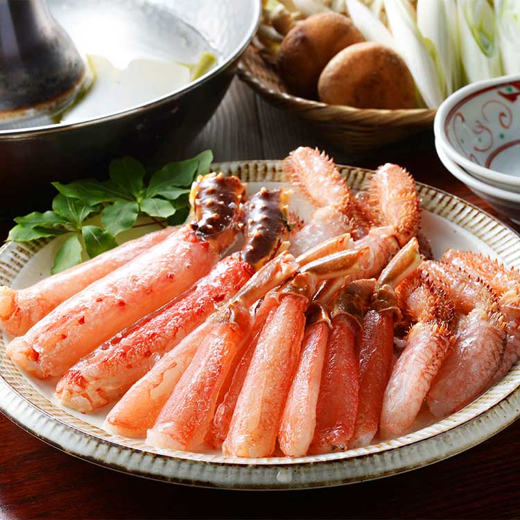 かにしゃぶ３種食べ比べ