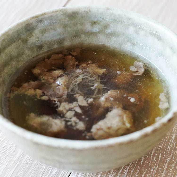 「料理家　桑折敦子」　黒毛和牛すじの肉すい