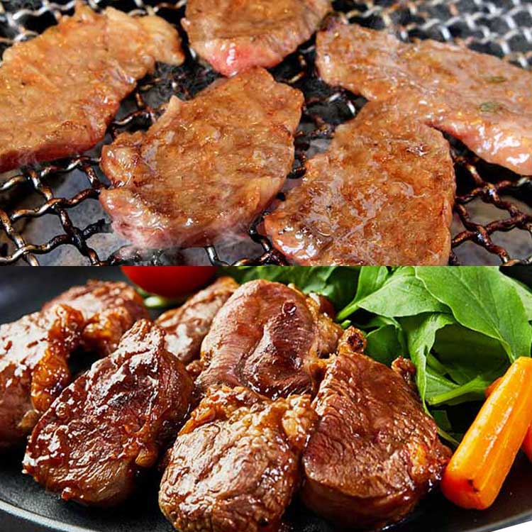 大阪「焼肉はらだ本店」　レンジで焼肉カルビ＆カットステーキ