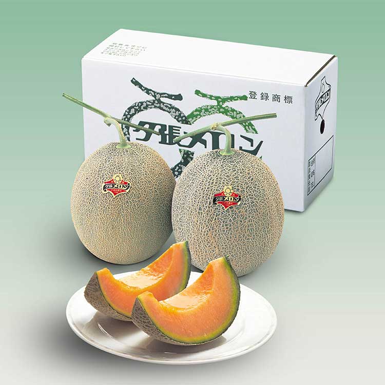 夕張メロン優品　２玉（大玉）