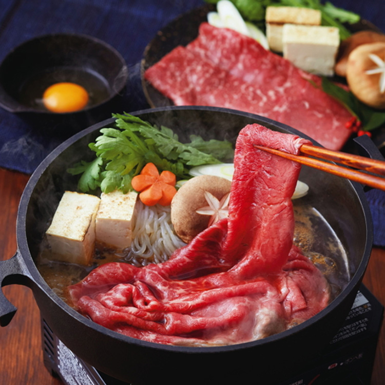 飛騨牛小分けすき焼きと国産ふぐてっちり鍋