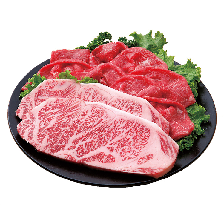 ［まるひで］豊後牛おおいた和牛　ロースステーキ・肩すき焼き用