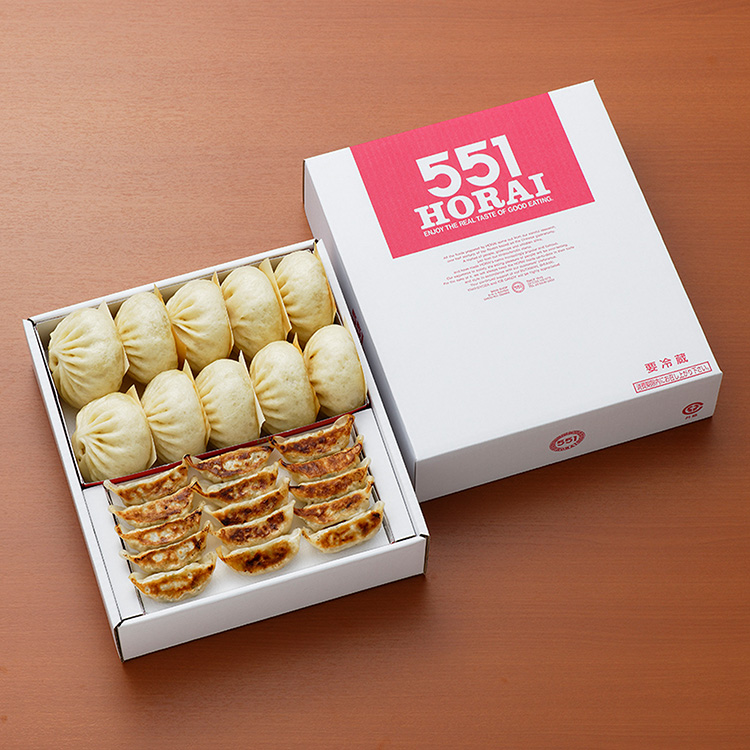 ［５５１蓬莱］豚まん・餃子セット
