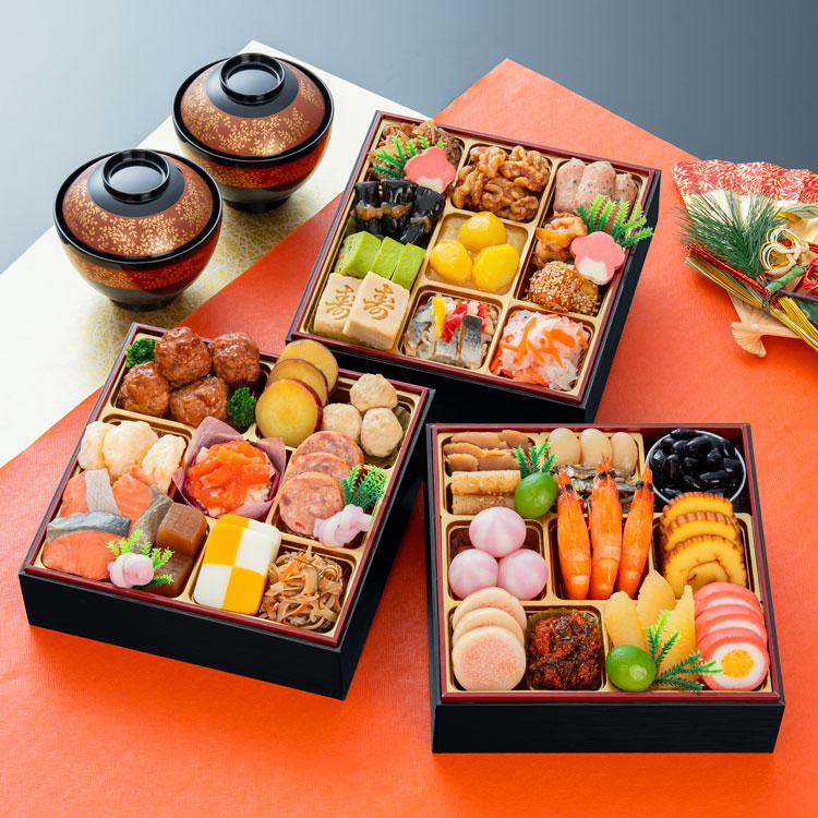 千賀屋謹製　迎春おせち料理「月華千」和風三段重
